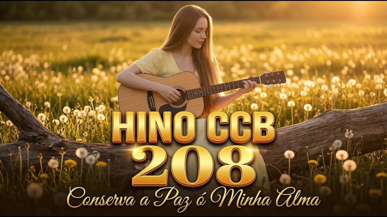 Belos Hino CCB para Conservar a Paz da Alma e Confiar em Deus nas Provações. HINO CCB 208 HINÁRIO 5