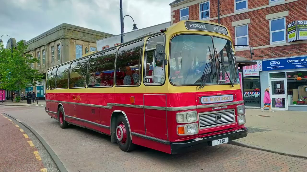LFT 5X  Leyland Tiger Plaxton Supreme V Express OK Motor Services  Bishop Auckland   Newcastle 2023