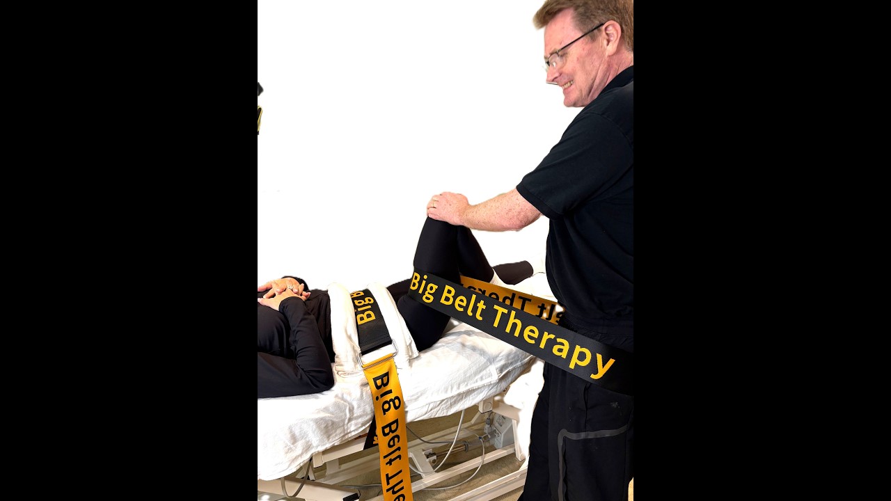 Hip Lateral Traction with mobilization Belt