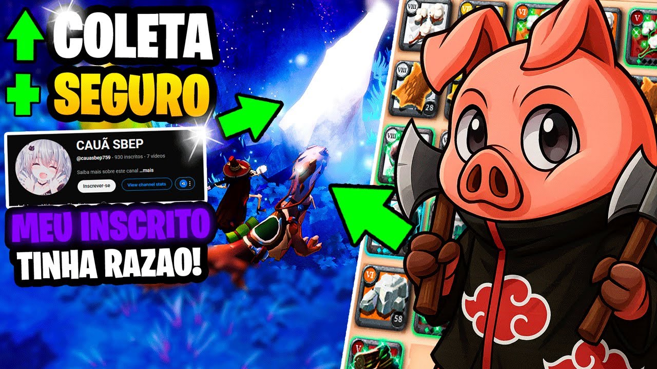 🔥 MELHOR ESTRAT&Eacute;GIA de COLETA no Albion! 2 MILH&Otilde;ES por Hora SEM RISCO!