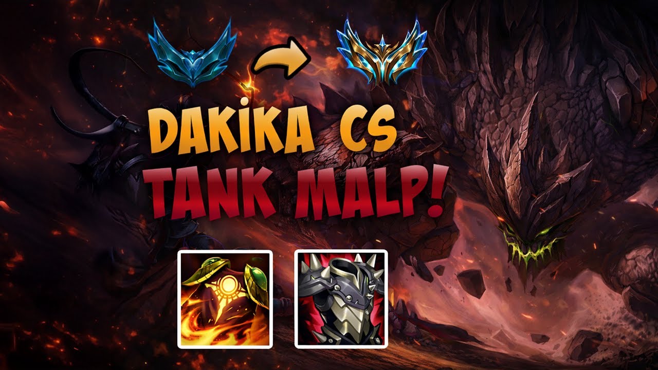 OYUNDAKI EN GUCLU TANK JUNGLE MALPHITE! NASIL OYNANIR? DAKIKA CS NASIL GECİLİR?