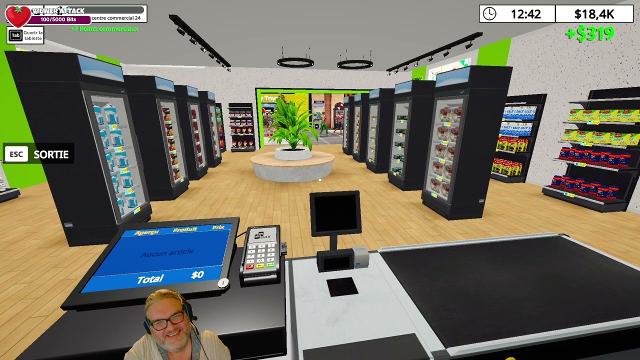 bonjour le magasin est ouvert