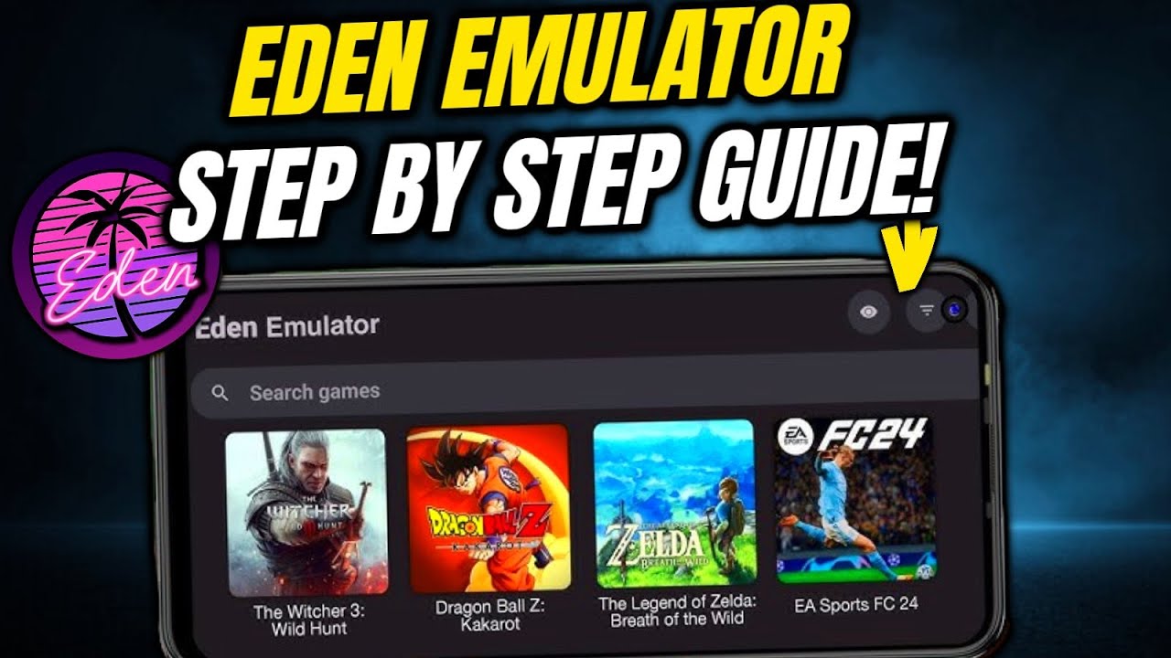 Turn Your Android Phone Into A Mini Nintendo Switch | Eden Emulator - Step By Step Guide!