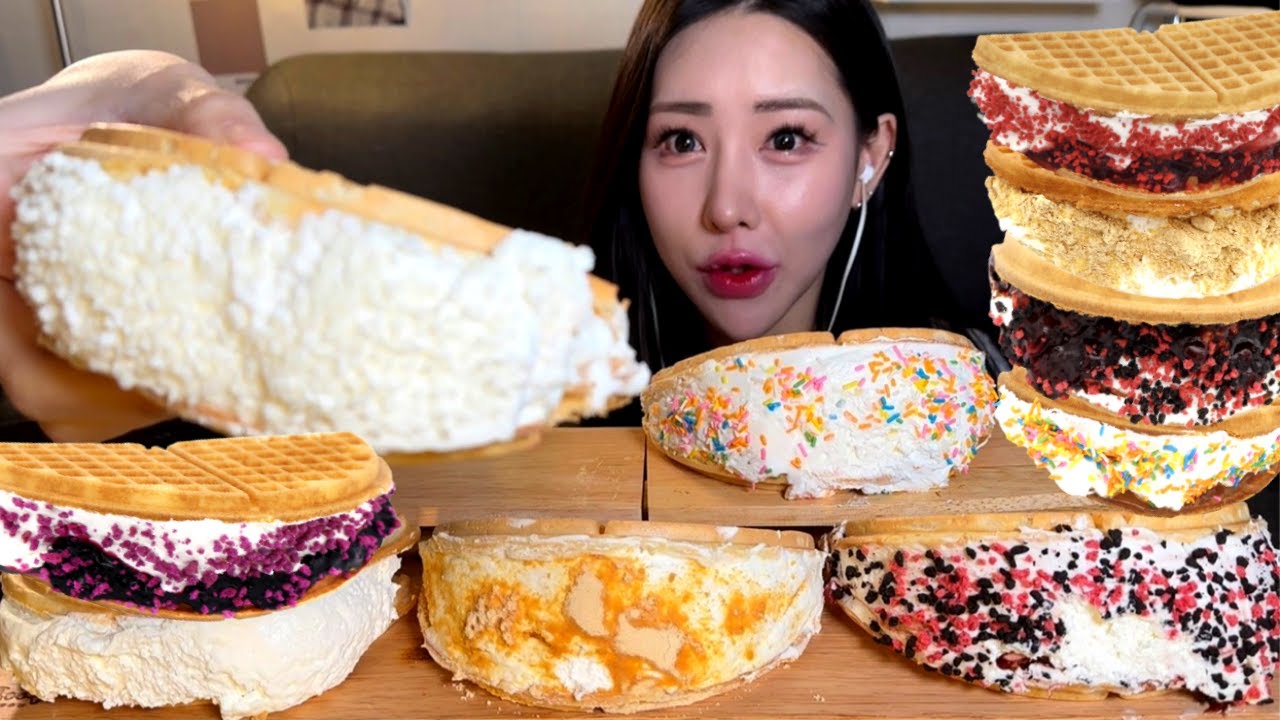 [SUB] 🧇Правильно ли есть YouTubers, чтобы съесть вкусно? (Waffle) | MUKBANG | EATING SHOW | ASMR