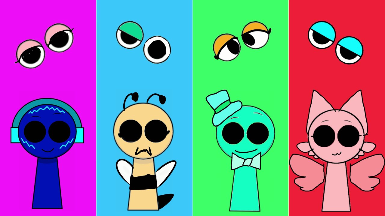 Wrong Eyes Challenge 👀 | Funny Incredibox Puzzle with Sprunki HD 4K