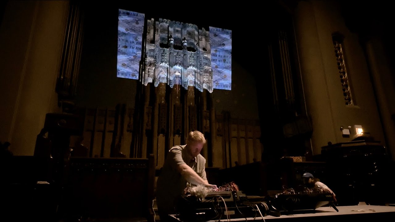 Live dark ambient performance at First Presbyterian Church in Chicago (pre-Knobcon)