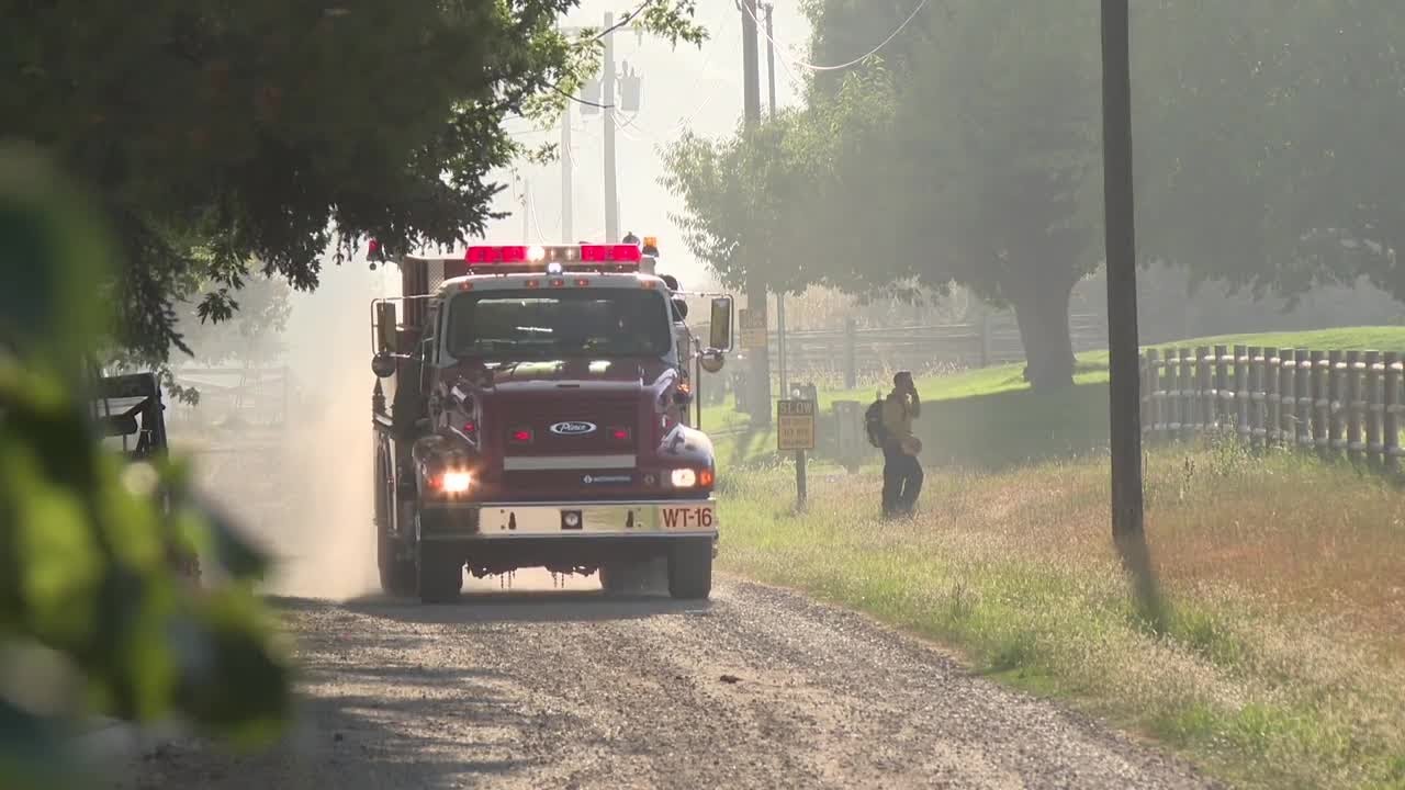 Wildfire burns 240 acres near homes in Eagle foothills, evacuation orders lifted