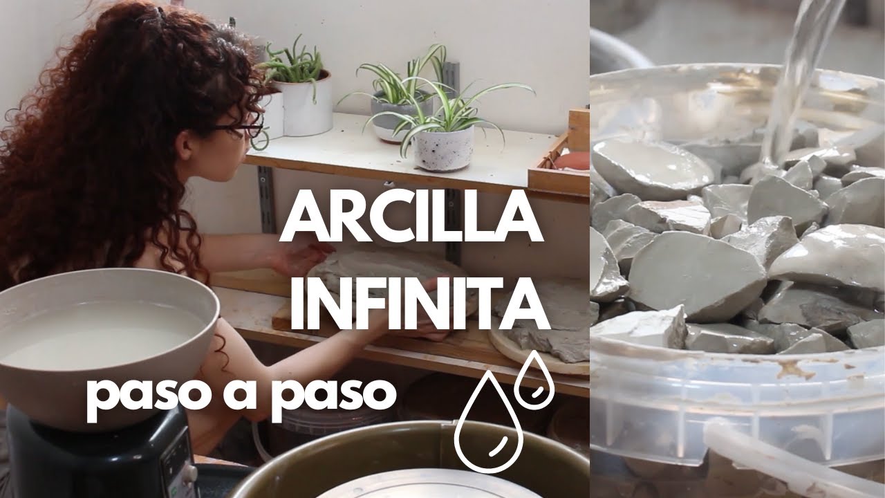 Consigue arcilla infinita! Como reciclar arcilla seca PASO A PASO