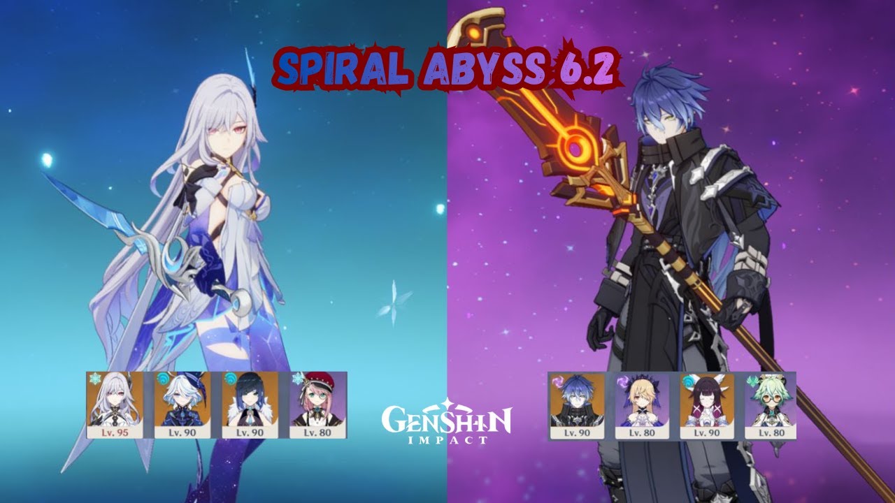 SPIRAL ABYSS LUNA 4 FLOOR 12 | SKIRK C0R0 X FLINS C0R0 | GENSHIN IMPACT