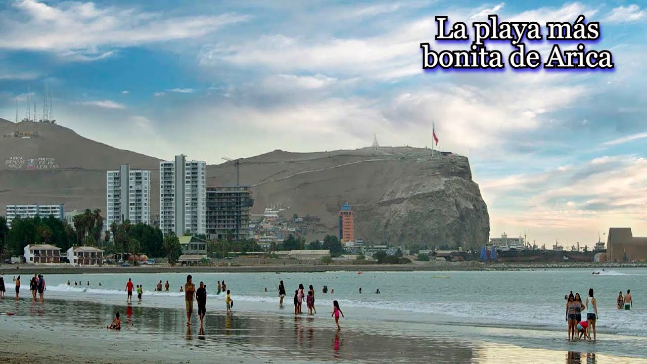 La playa más bella de Arica (Playa Chinchorro, Chile)