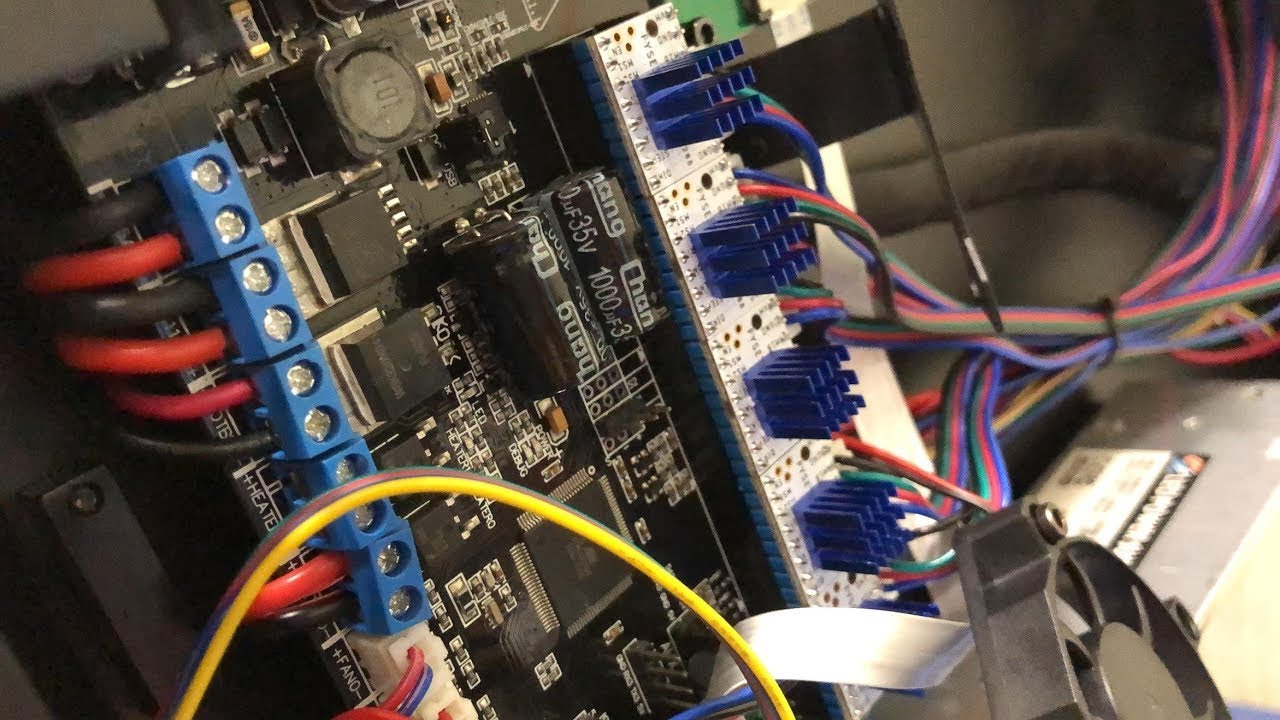 Anycubic i3 mega - МЕНЯЕМ A4988 на БЕСШУМНЫЕ TMC2208 - СМЕНА и НАСТРОЙКА ДРАЙВЕРОВ ПИТАНИЯ ПРИНТЕРА!