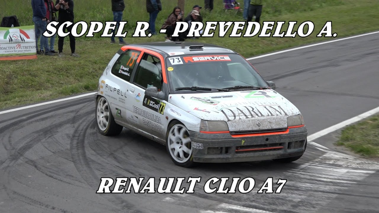 SCOPEL ROBERTO - PREVEDELLO ANDREA | RALLY DELLA MARCA 2024 | RENAULT CLIO A7 | VIDEOCLIP