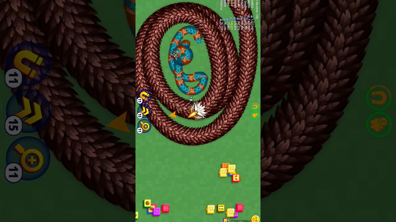 Wormzoneio magic gameplay! 😈🐍