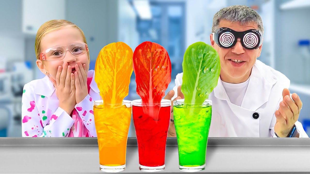 Nastya et des expériences scientifiques amusantes pour les enfants et des histoires divertissantes