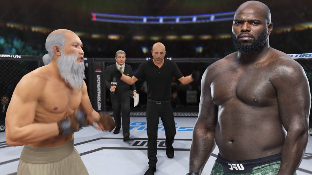 UFC 4 Old Bruce Lee vs Jairzinho Rozenstruik | EA Sports UFC 4
