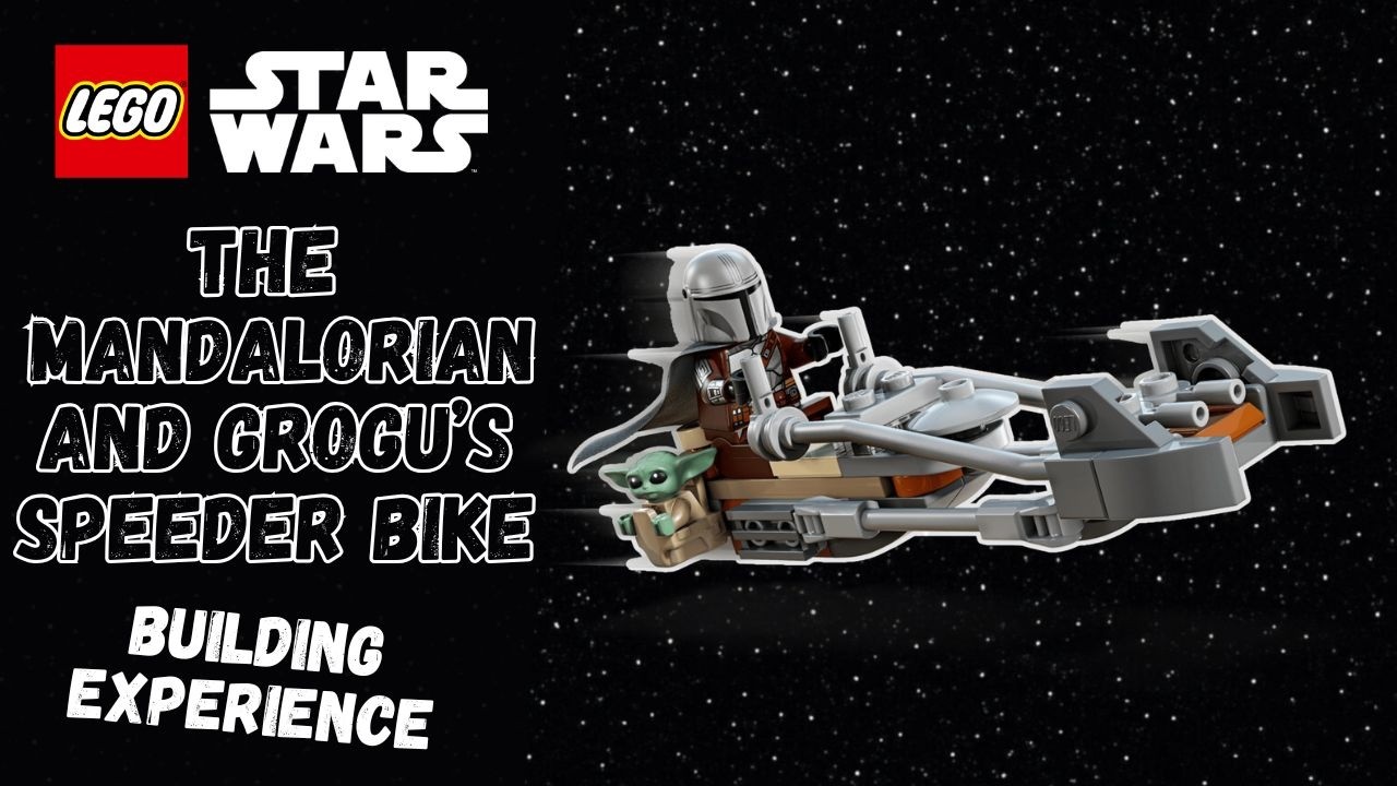 Lego The Mandalorian and Grogu's Speeder Bike
