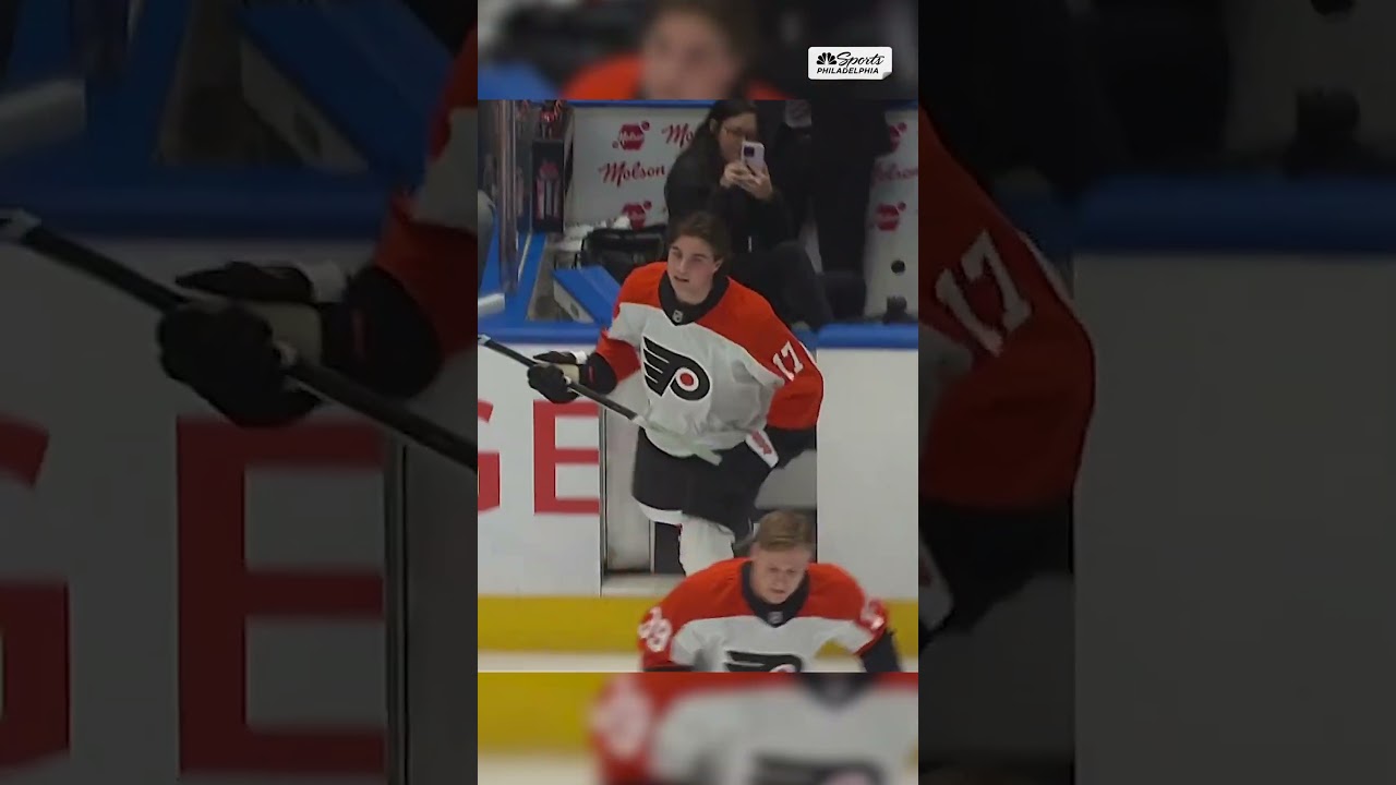 NO BUCKETS - Michkov, Luchanko take rookie laps ahead of their NHL debut with Flyers
