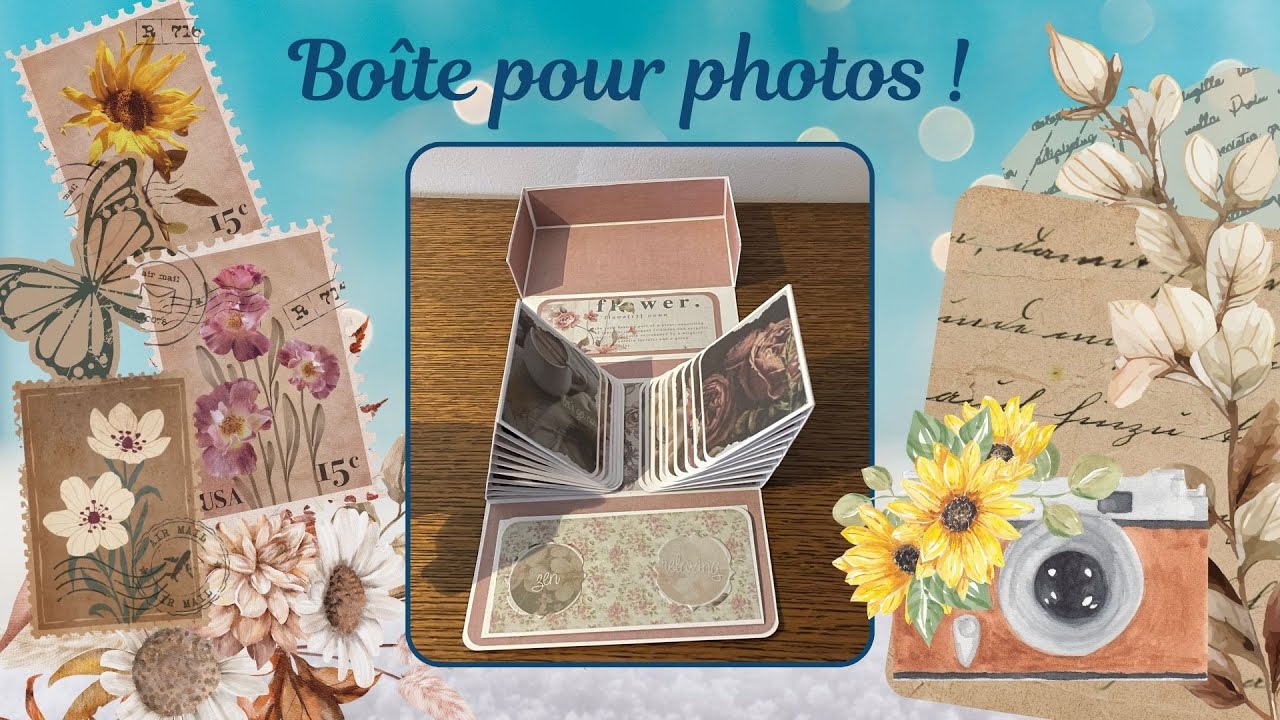 Boîte à photos style 