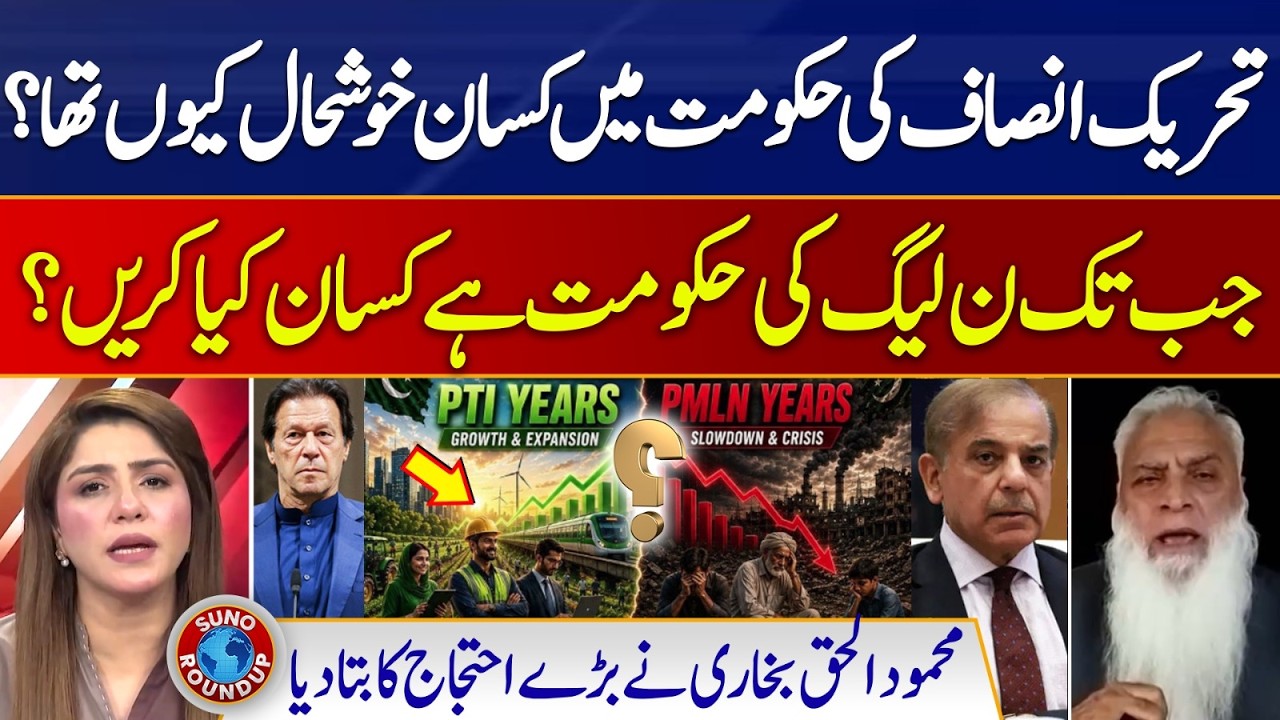Why Farmers Are Happy In PTI Govt | PMLN Govt & Farmers | Suno Round Up | EP 309