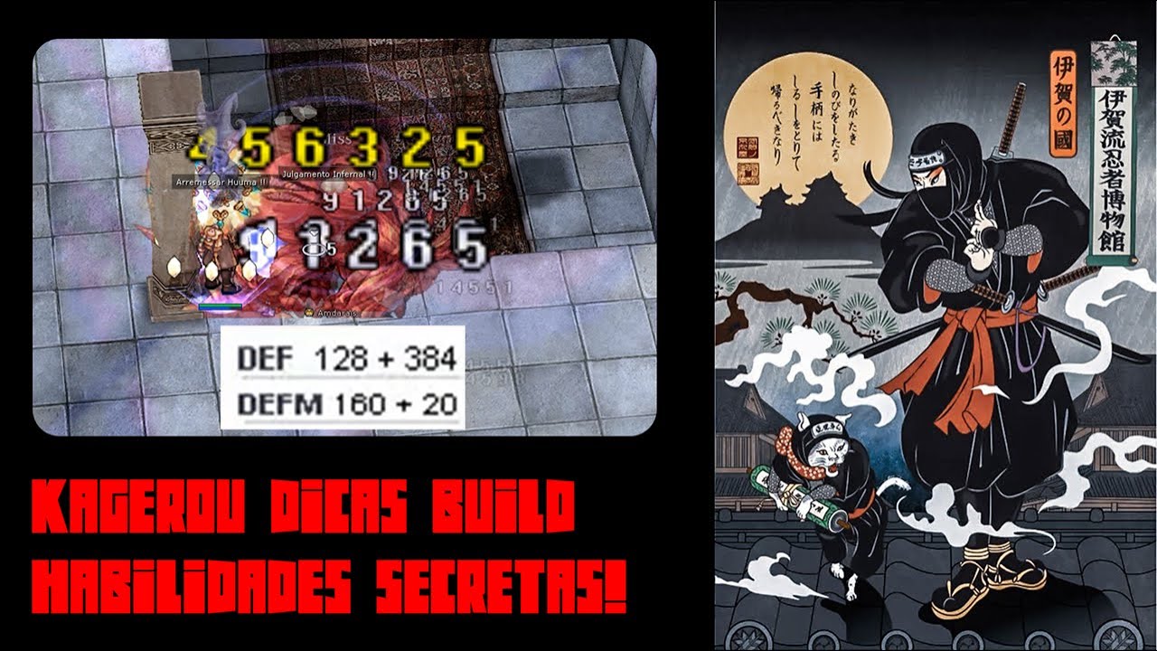 Kagerou Build Atualizada RAGNAROK LATAM!