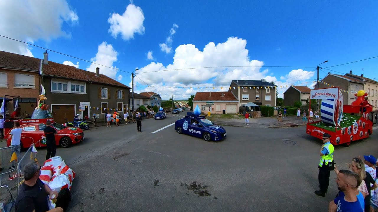 Caravane Tour de France féminin 2024 Beuveille 15 août 2024 - Vidéo à 360°