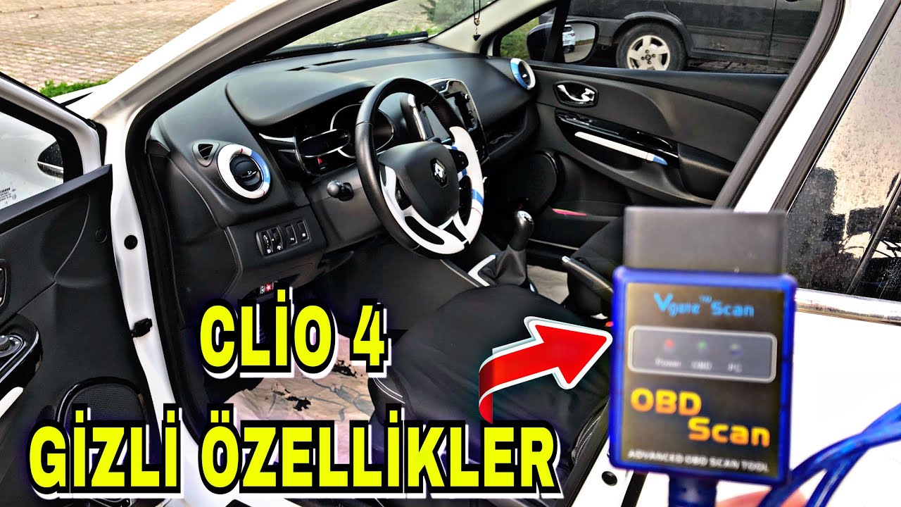 CLİO 4 GİZLİ ÖZELLİKLERİ AÇMA / CLİO IV SECRET OPTİONS OPEN