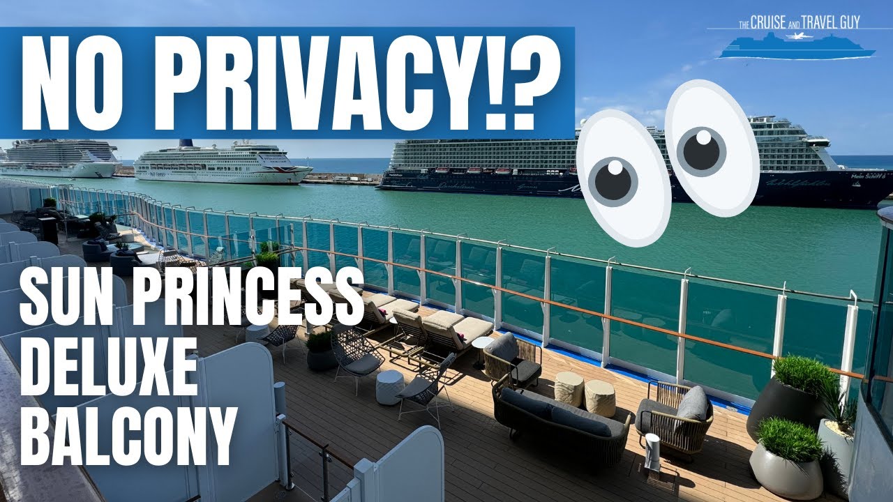 Немного уединения, но всё же ЛУЧШИЙ домик с балконом Princess: Sun Princess Deluxe Balcony Cabin