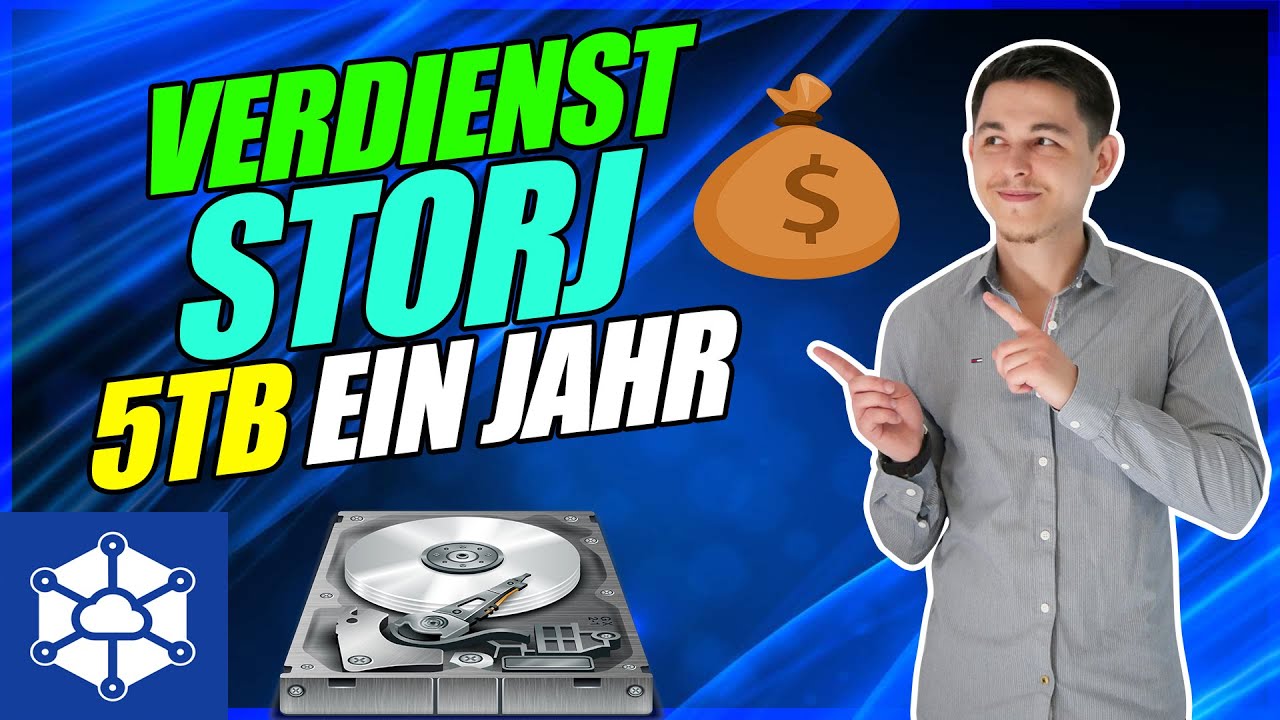 So viel verdient man in einem Jahr mit einer 5TB Festplatte bei Storj