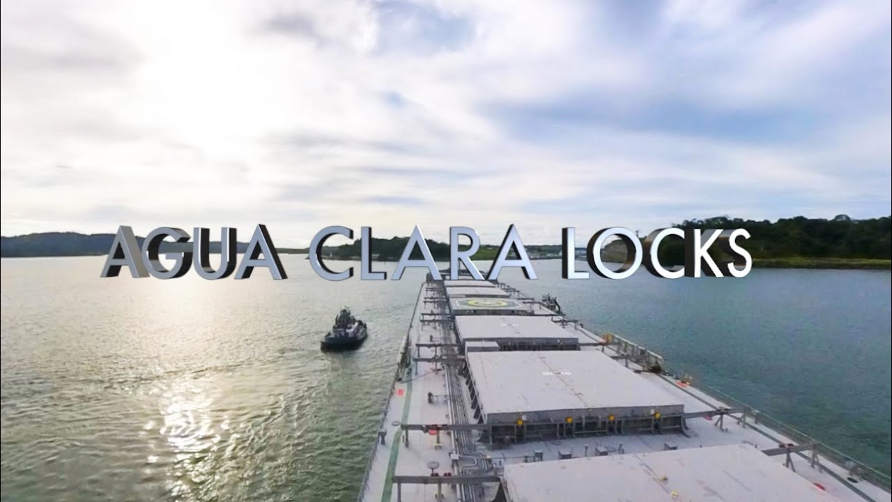 Panama Canal | Agua Clara Locks | 360&ordm; Video | Time Lapse