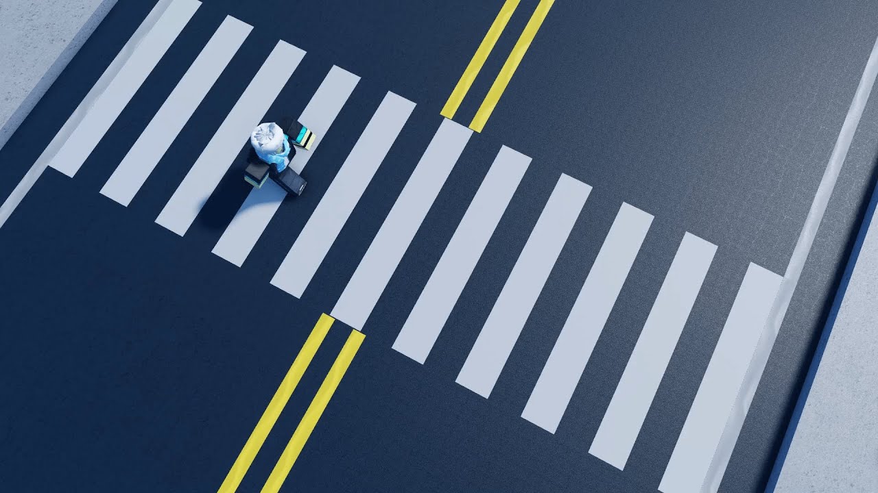 Crossing Road | Roblox Moon Animator