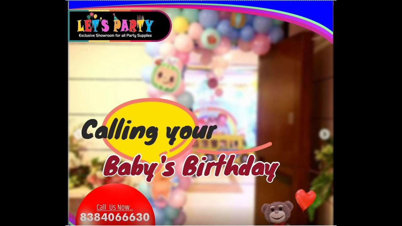 Simple and cute first birthday party on a budget | 1st bday ideas | party decorations
