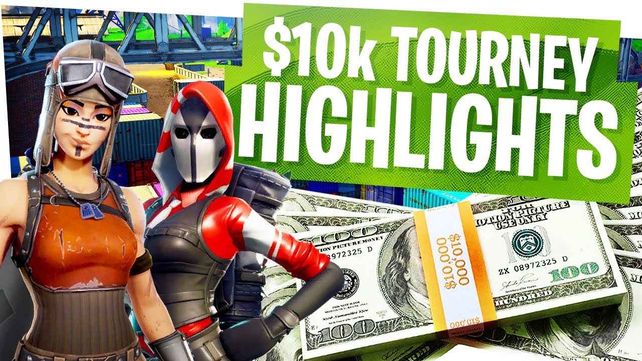 $10,000 Fortnite Tournament Win w/ DaFPS - Tournament Highlights vs FaZe, TSM & more