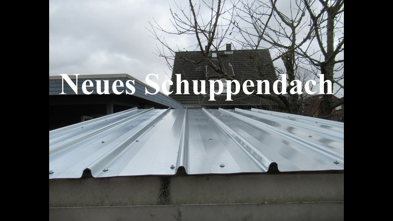 Ein neues Dach für unseren Schuppen