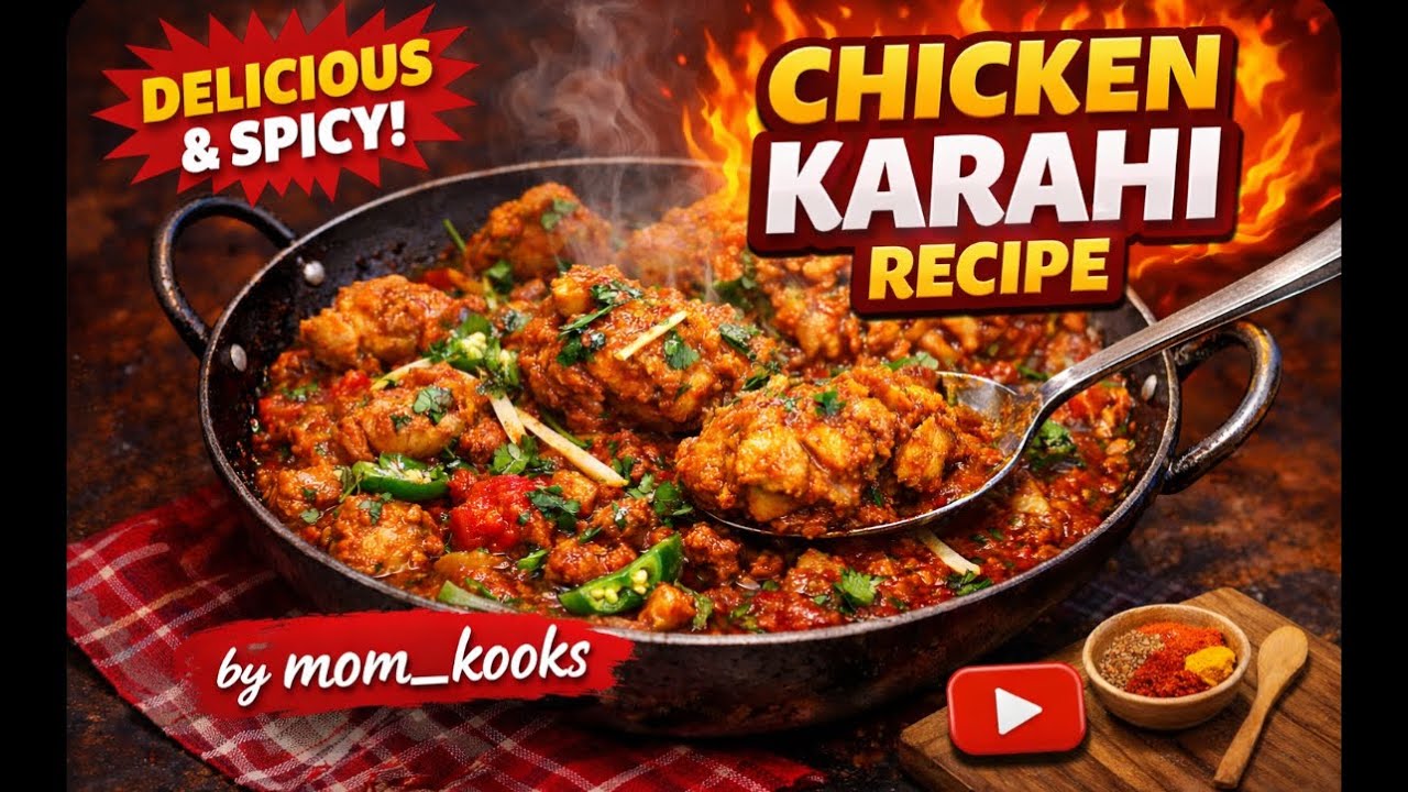 Chicken Karahi latest recipe by mom_kooks | Easy recipe