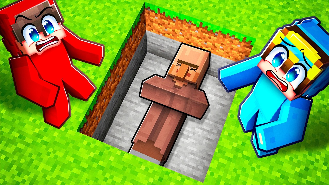 Я нашел ЗАКОПАННОГО ЖИТЕЛЯ в Minecraft..