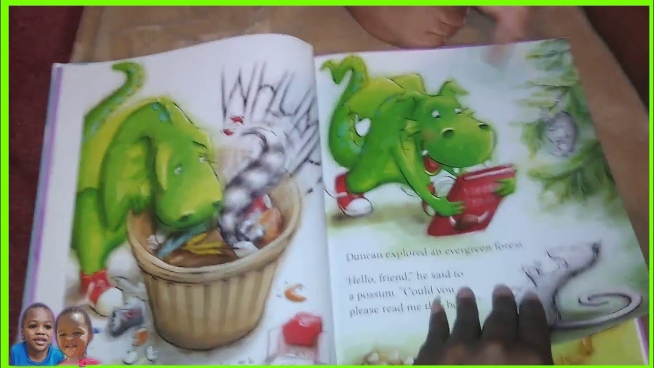 Read Aloud  Duncan The Story Dragon by Amanda Driscoll