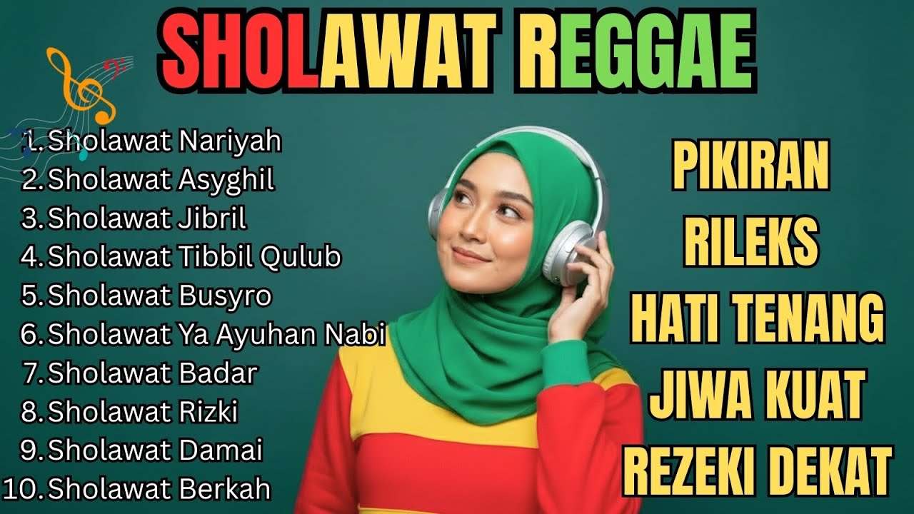 🎶 Sholawat Reggae Penenang Hati | Cocok Saat Lelah 🕊️