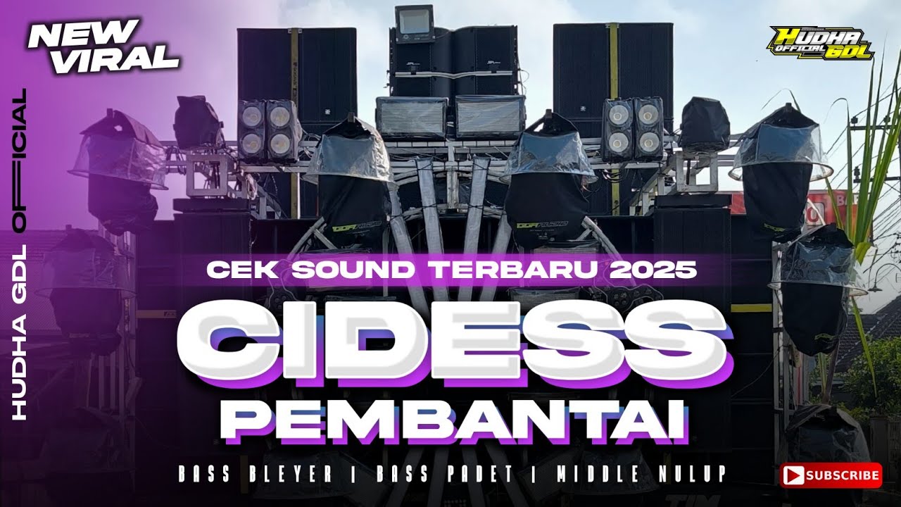 DJ BASS BATTLE PEMBANTAI | MIDDLE CIDESS NEROTOK CEK SOUND TERBARU 2025