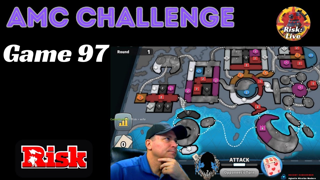 All Maps Cap Challenge Game 97 | Arkeanos Progressive Caps | Risk #amcchallenge