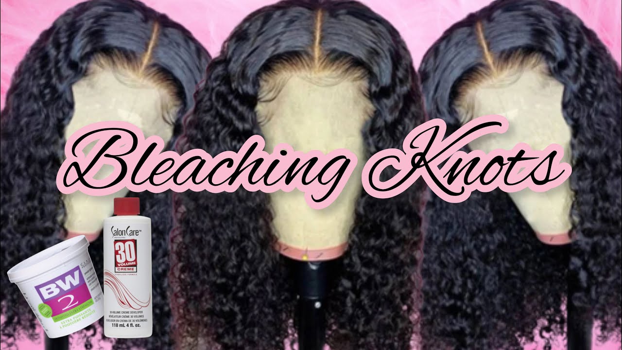 How To: Bleach Knots On Lace Front Wig | Lace Front Wig | Beginner Friendly | Step by Step Tutorial