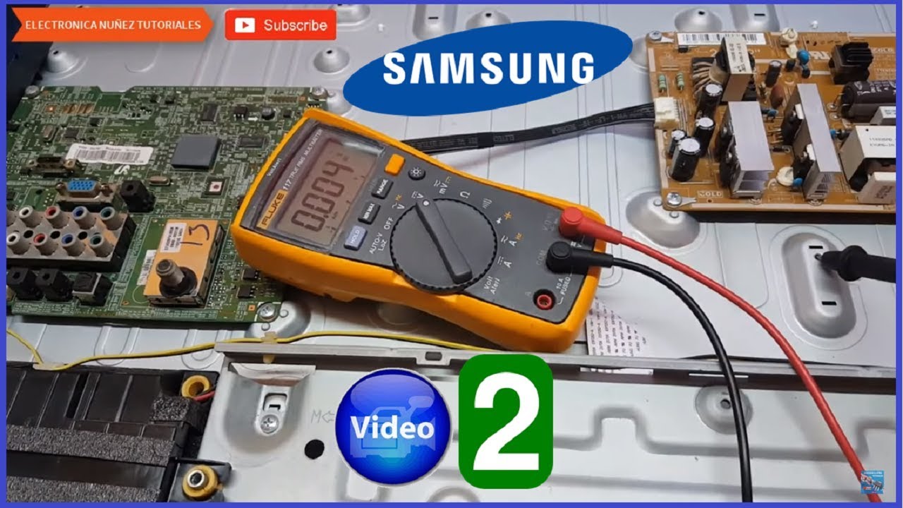 👉MI TV SAMSUNG NO ENCIENDE😱[ SOLUCIÓN😎 ] Solo enciende led STANDBY☑️ VIDEO2️⃣ Electrónica Núñez❤️
