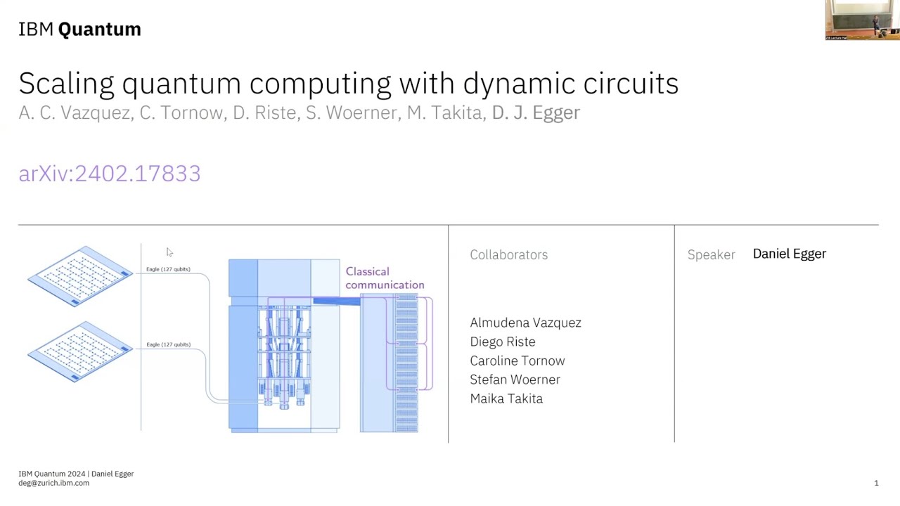 Daniel Egger - Scaling Quantum Computing with Dynamic Circuits