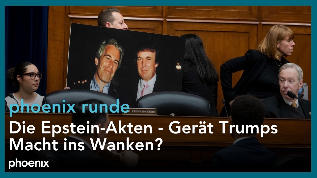 phoenixRunde: Die Epstein-Akten - Gerät Trumps Macht ins Wanken?