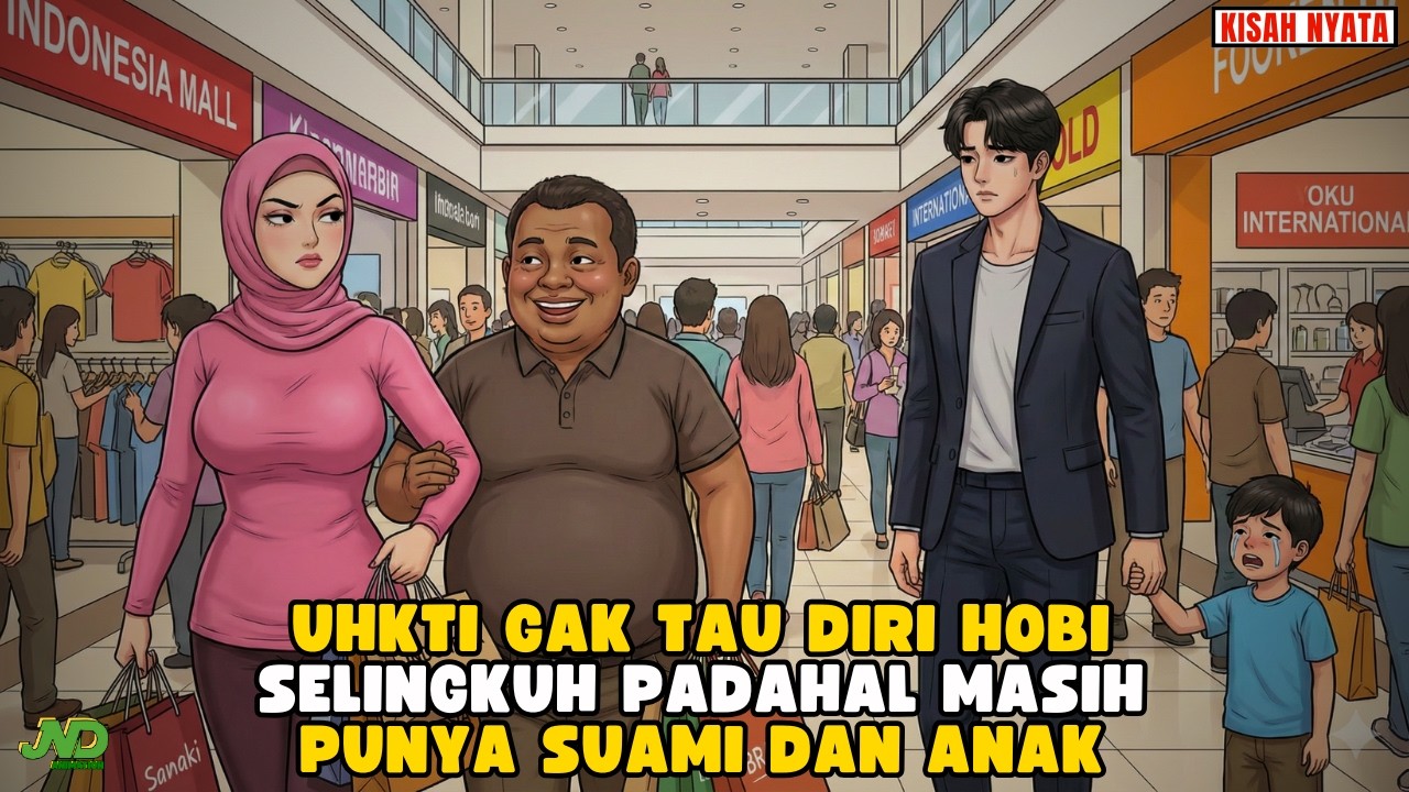 AZAB UHKTI GAK TAU DIRI HOBI SELINGKUH PADAHAL MASIH PUNYA SUAMI DAN ANAK || ANIMASI AZAB
