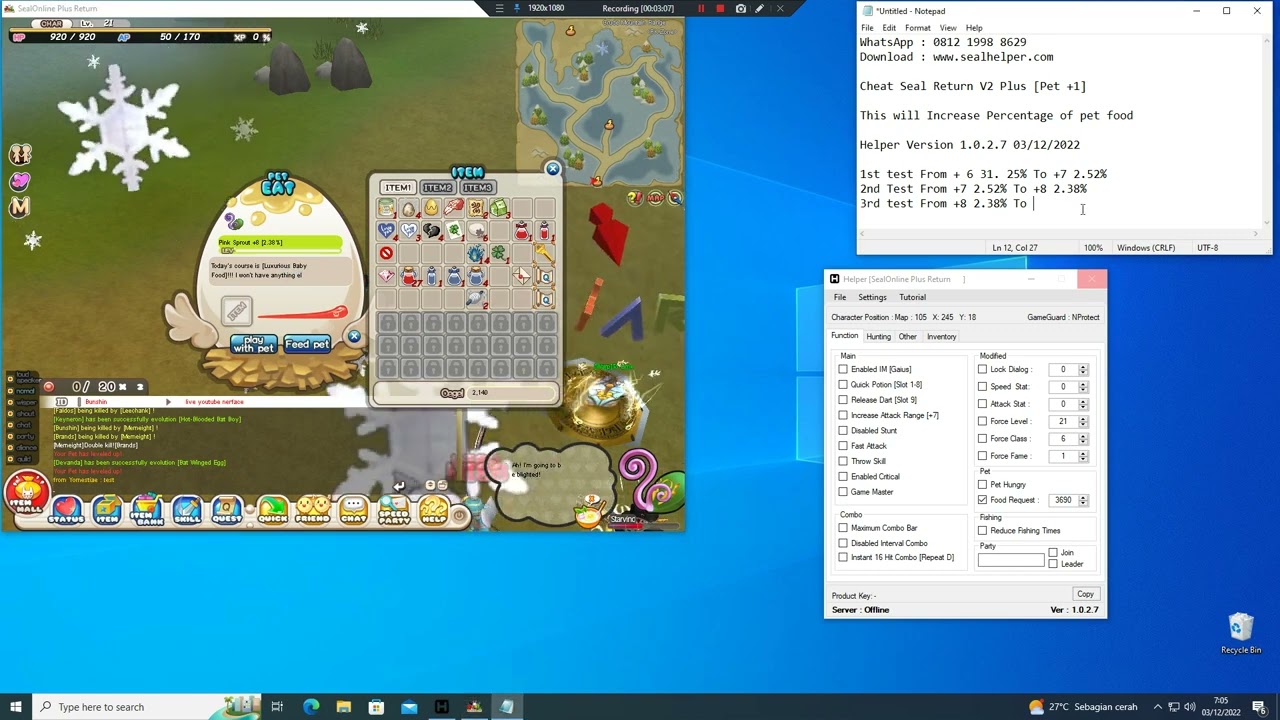 Cheat Seal Return V2 Plus [Pet +1]
