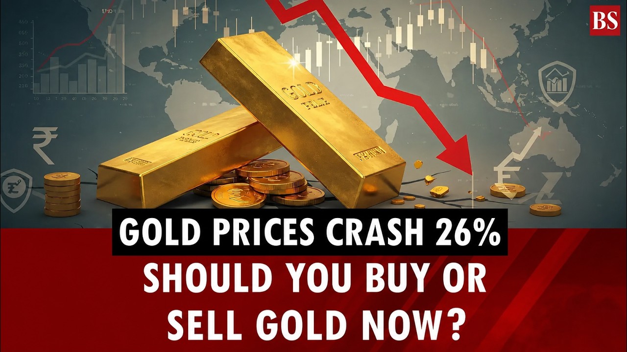 Gold prices crash 26%: Should you buy or sell gold now? | MCX gold | Business News