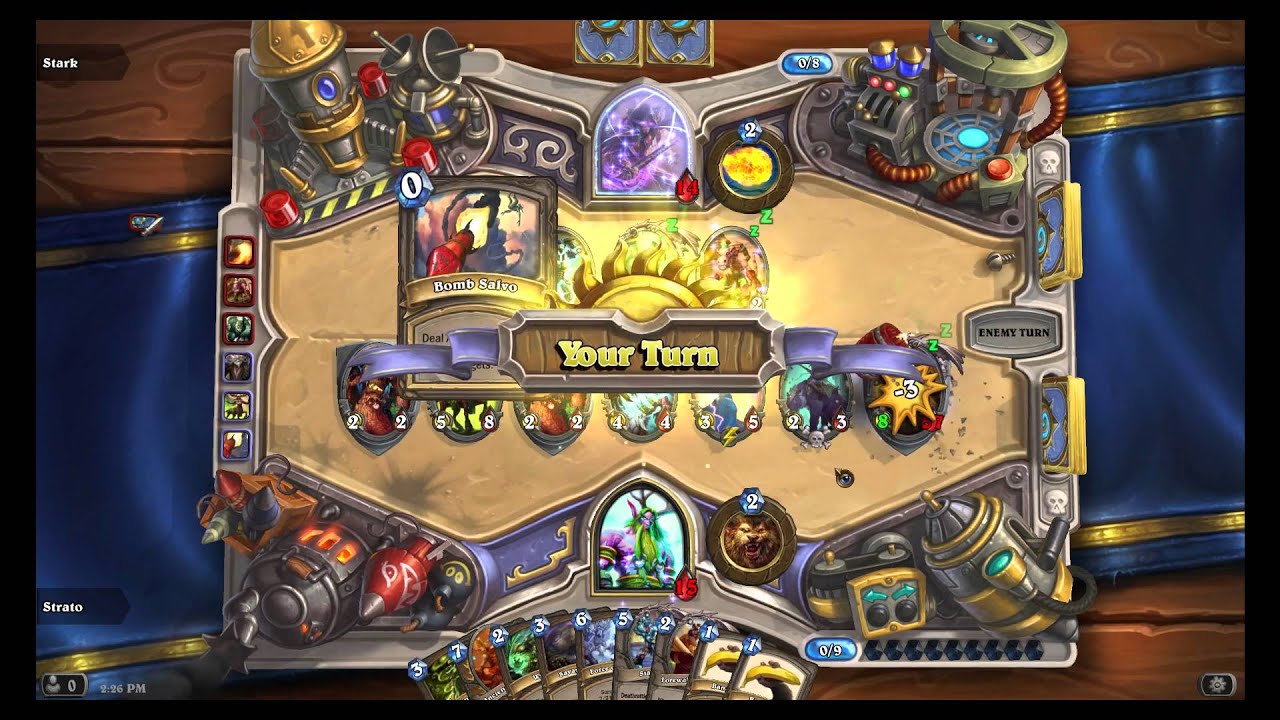 Return of Mechazod Druid and Mage Co-Op Tavern Brawl Gameplay in Hearthstone