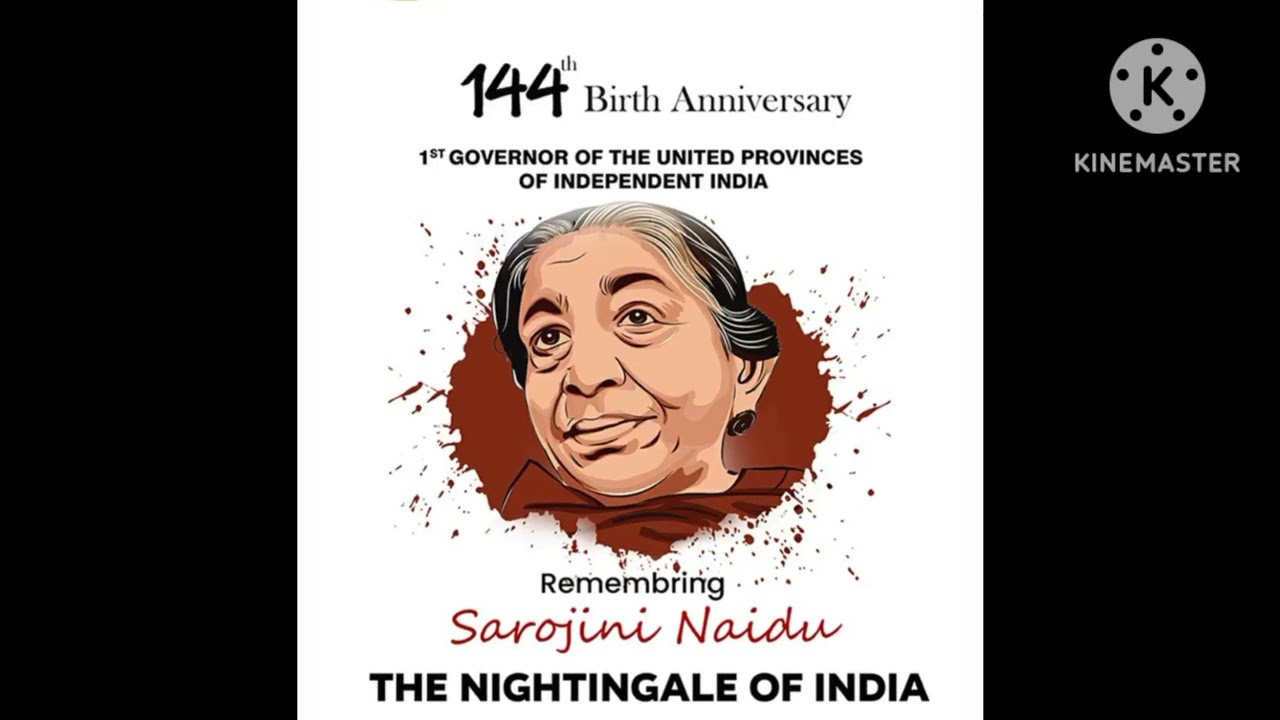 #144th birth anniversary sarajini naidu, the nightingale of india