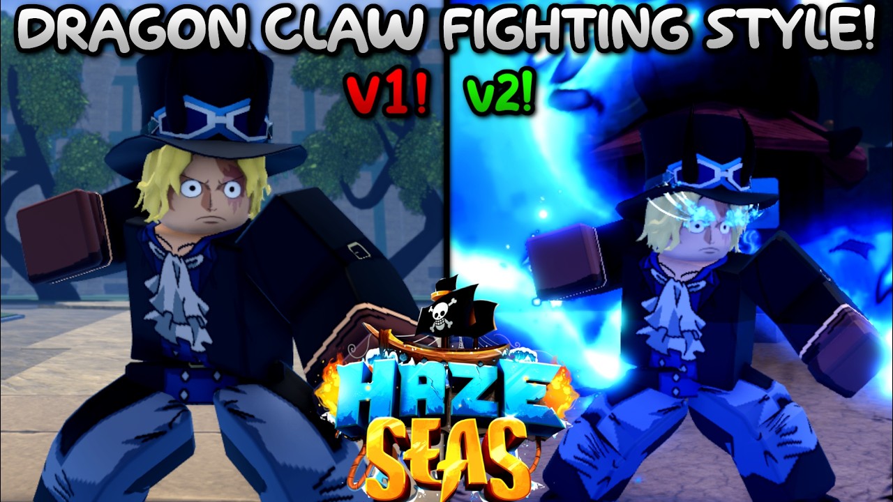 Открываю Dragon Claw V2 Сабо в Roblox Haze Seas... Вот что из этого вышло!