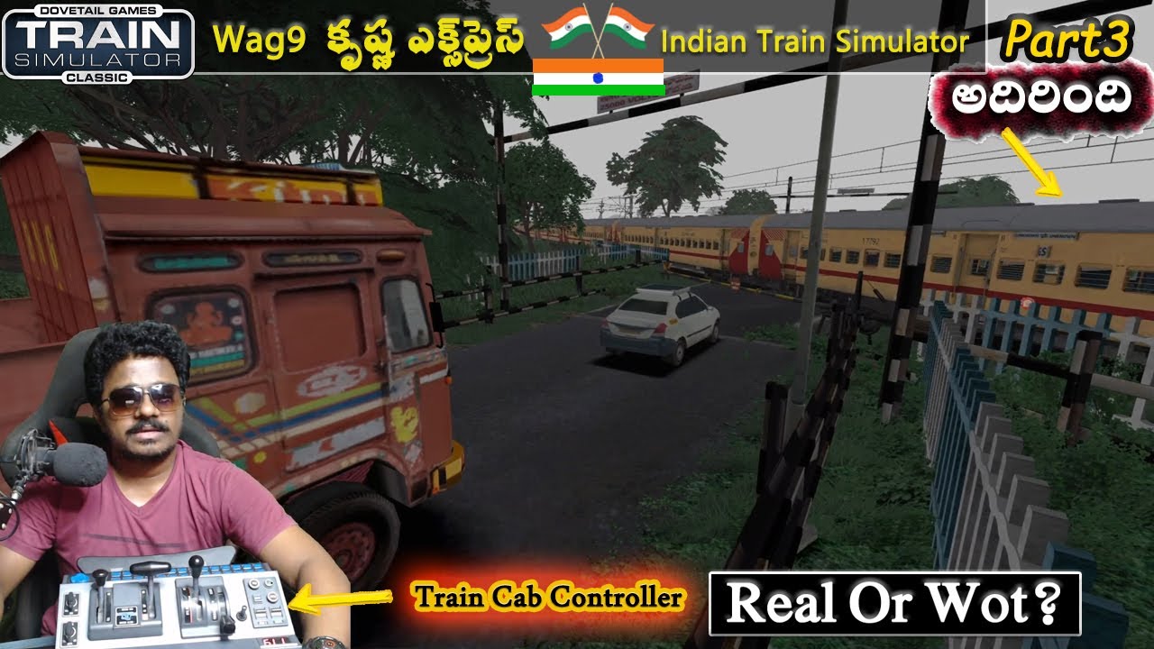 Released 17406 Krishna Express WAG9 Secunderabad to Warangal #Part3 Train Simulator Classic India